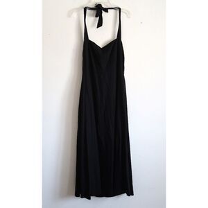 Hervelvetvase Black Maxi Dress - Size XL